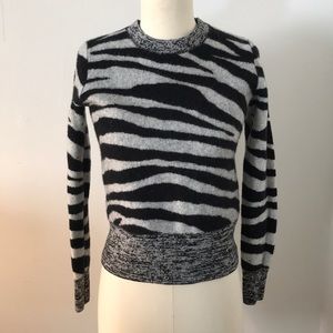 Zebra print sweater